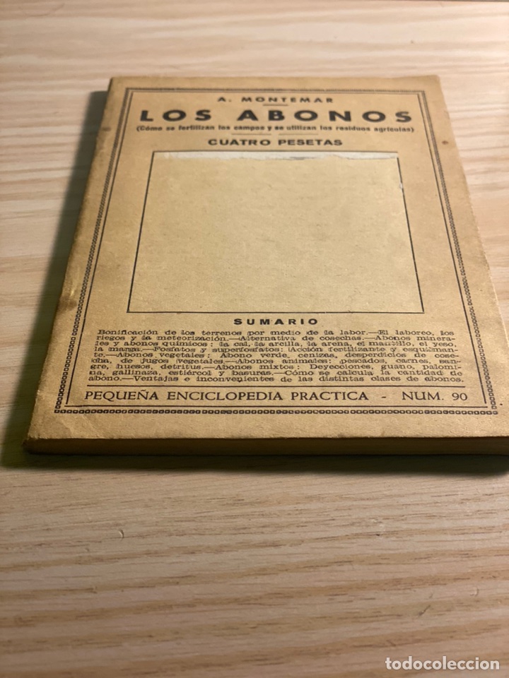 Libros: A. Montemar. Los abonos - Foto 2