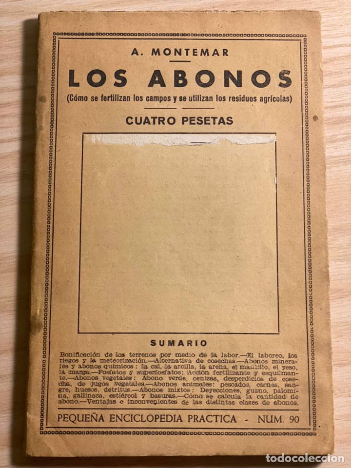Libros: A. Montemar. Los abonos - Foto 1