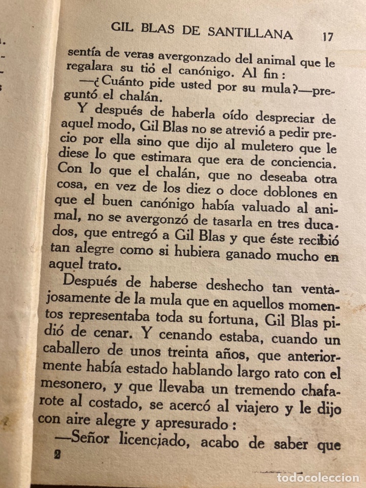 Libros: GIL BLAS DE SANTILLANA - Foto 3