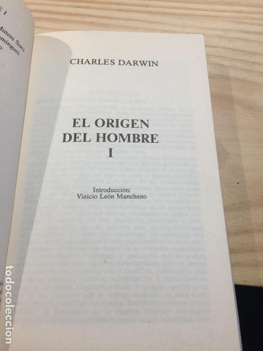 Libros: El origen del hombre, I - Charles Darwin - Foto 4
