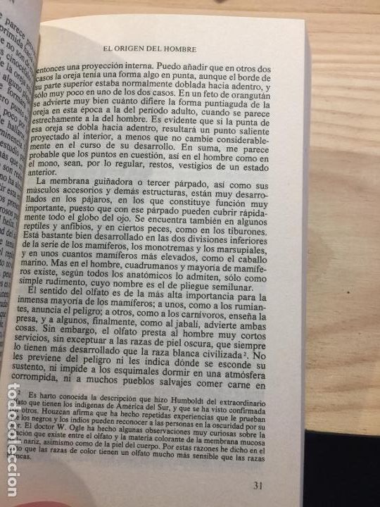 Libros: El origen del hombre, I - Charles Darwin - Foto 5