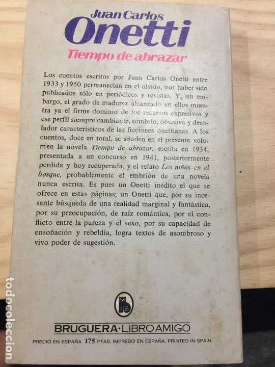 Libros: Tiempos de Abrazar - Juan carlos onetti - Foto 4