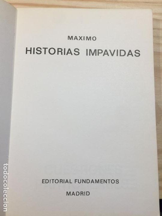 Libros: Historias imp&aacute;vidas - M&aacute;ximo - Foto 4
