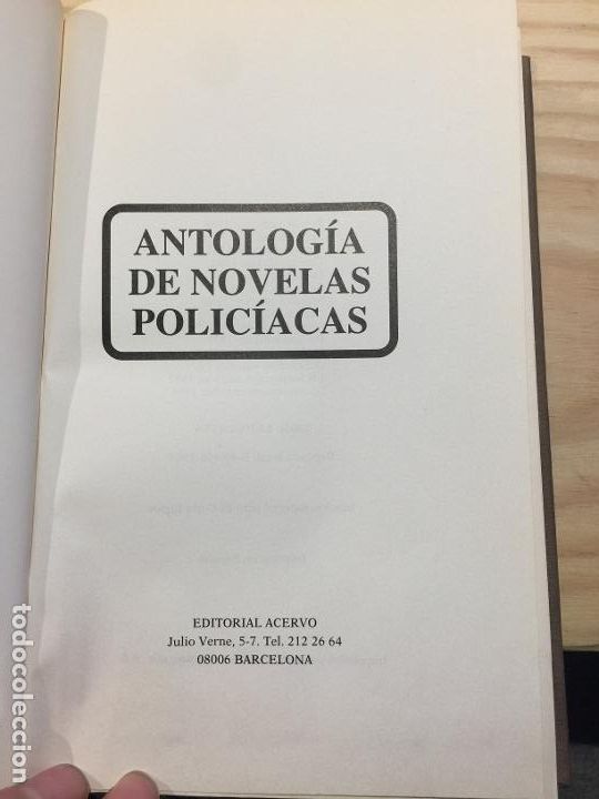 Libros: Antolog&iacute;a de novelas polic&iacute;acas - Varios - Foto 3
