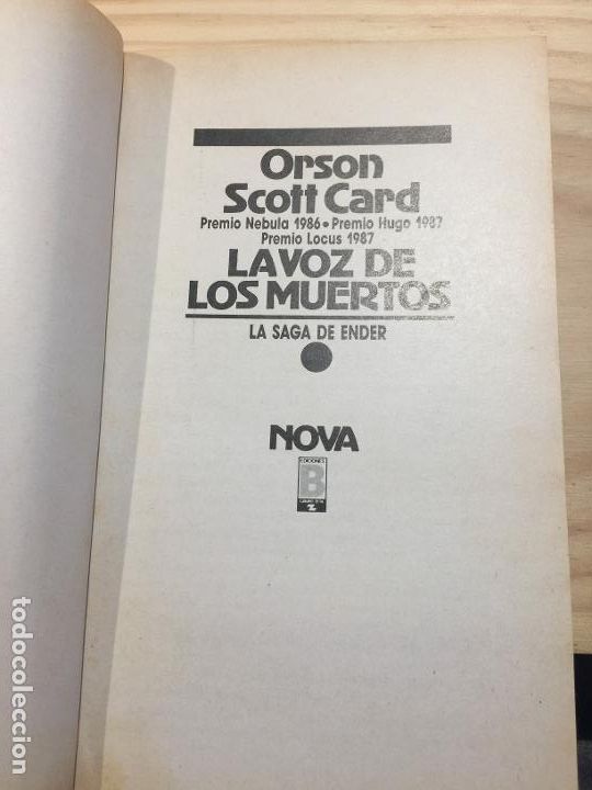 Libros: La voz de los muertos - Orson Scott Card - Foto 4