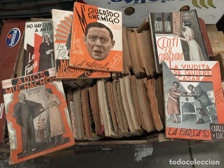 Libros: LOTE DE 50 NOVELAS COMEDIA LA FARSA - Foto 1