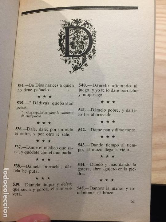 Libros: Refranero espa&ntilde;ol - Foto 3
