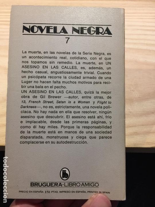 Libros: Un asesino en las calles - Gil Brewer - Foto 2