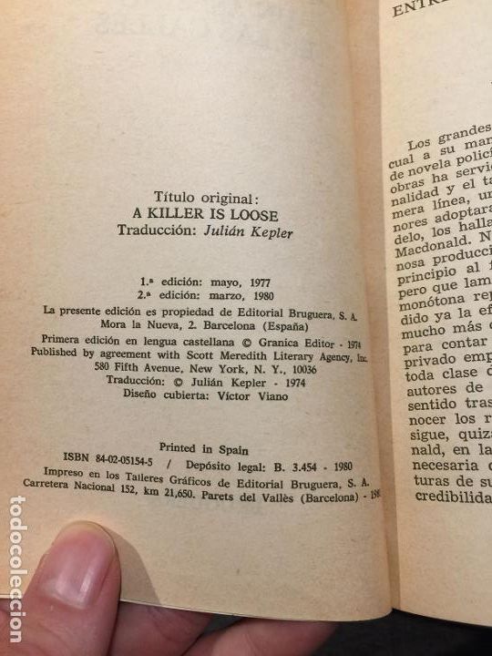 Libros: Un asesino en las calles - Gil Brewer - Foto 4