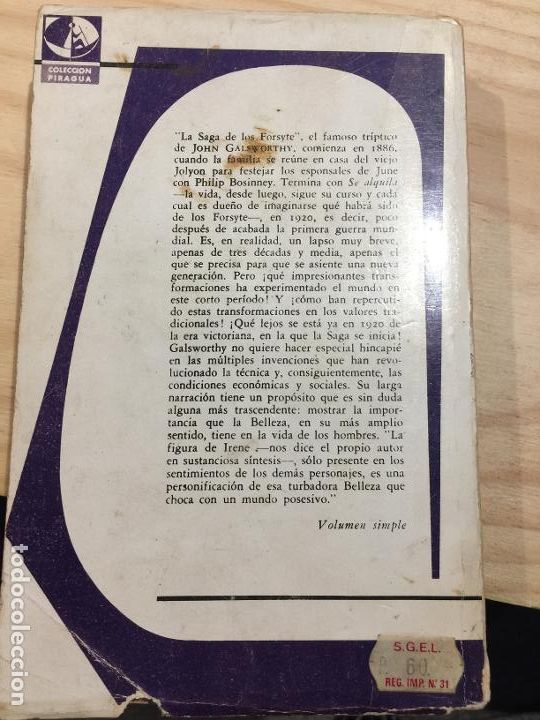 Libros: Se alquila - John Galsworthy - Foto 2
