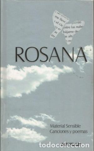 Libros: MATERIAL SENSIBLE CANCIONES Y POEMAS - Rosana - Foto 1