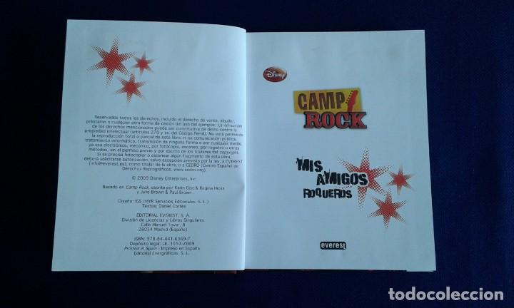 Libros: CAMP ROCK, MIS AMIGOS ROQUEROS, DISNEY, EDITORIAL EVEREST - Foto 2