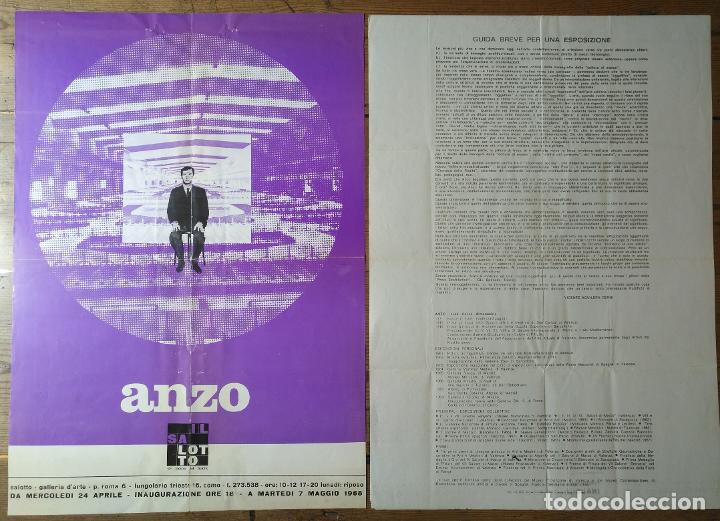 Libros: Cartel exposici&oacute;n. ANZO. - Foto 1