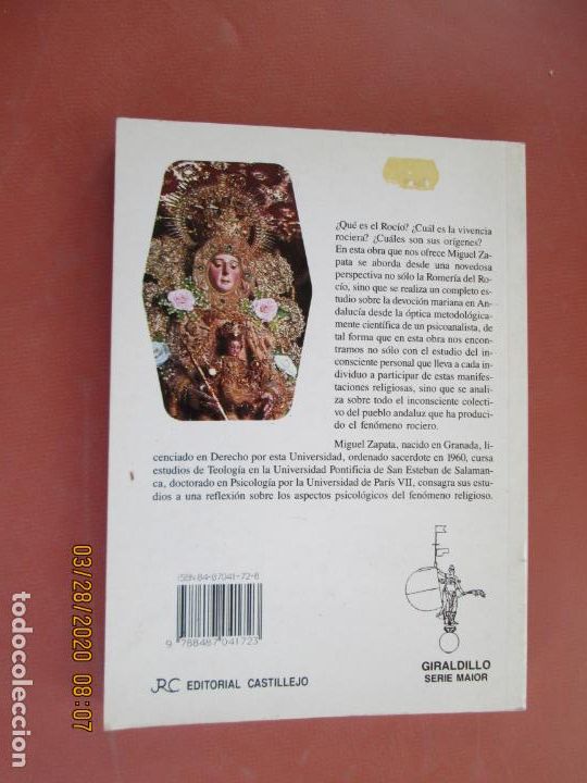 Libros: EL ROC&Iacute;O - MIGUEL ZAPATA GARC&Iacute;A - 1991. - Foto 3