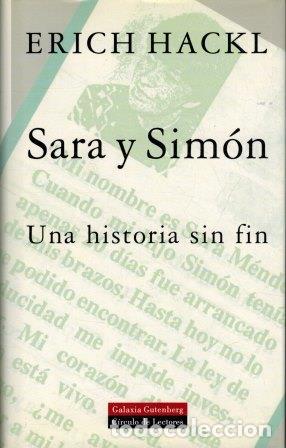 Libros: SARA Y SIMON UNA HISTORIA SIN FIN - ERICH HACKL - Foto 1