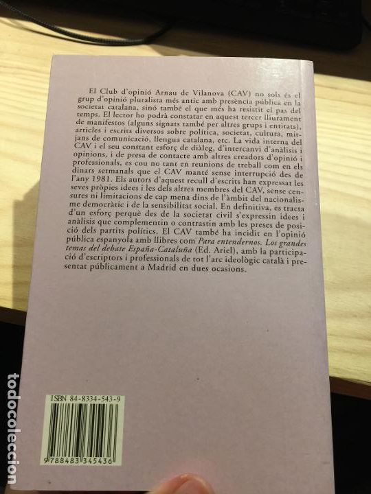 B&uuml;cher: DISCRET ENCANT DEL NACIONALISME. VOL. III. - CLUB D'OPINIO ARNAU DE VILANOVA
