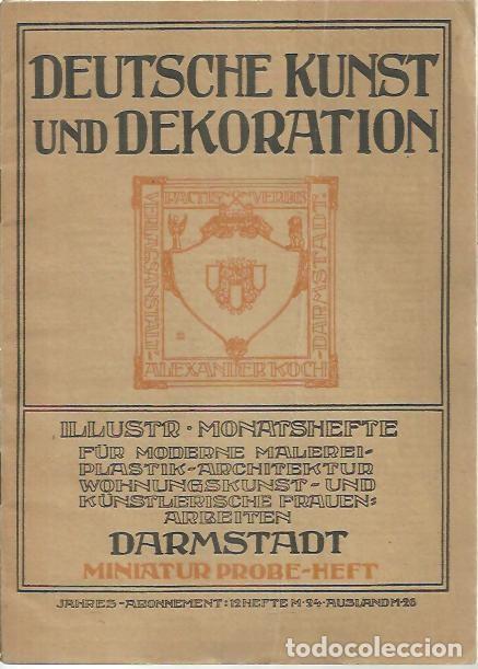 Libros: DEUTSCHE KUNST UND DEKORATION. - ANONIMO. - Foto 1