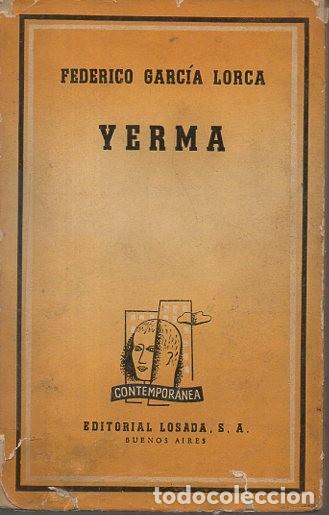 Libros: YERMA. - GARCIA LORCA, Federico. - Foto 1
