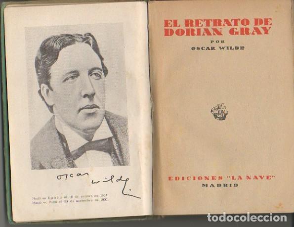 Libros: EL RETRATO DE DORIAN GRAY. - WILDE, Oscar. - Foto 1
