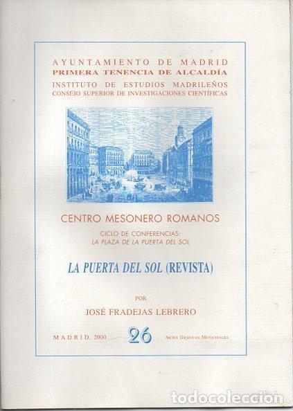 Libros: LA PUERTA DEL SOL. (REVISTA). - FRADEJAS LEBRERO, Jos&eacute;. - Foto 1