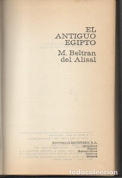 Libros: EL ANTIGUO EGIPTO. - BELTRAN DEL ALISAL, M. - Foto 1