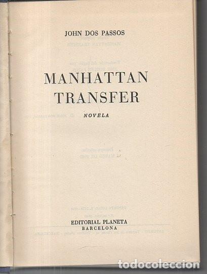 Libros: MANHATTAN TRANSFER. - DOS PASSOS, John. - Foto 1