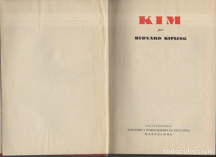Libros: KIM. - KIPLING, Rudyard. - Foto 1