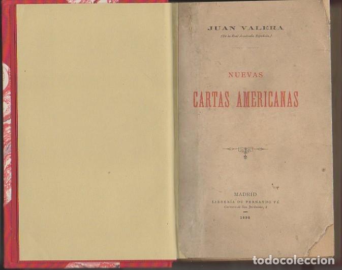 Libros: NUEVAS CARTAS AMERICANAS. - VALERA, Juan. - Foto 1
