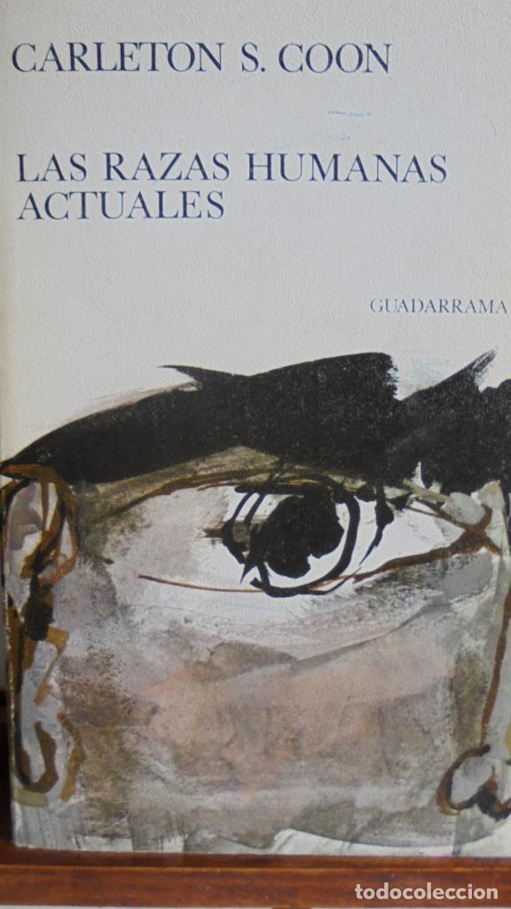 Libros: LAS RAZAS HUMANAS ACTUALES - CARLETON S. COON - Foto 1