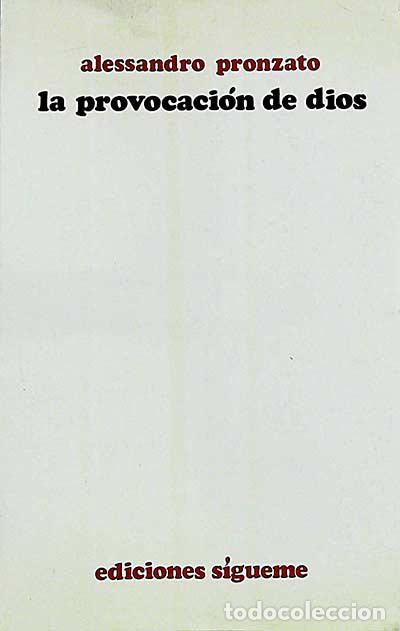 Libros: La provocaci&oacute;n de dios - Alessandro Pronzato - Foto 1