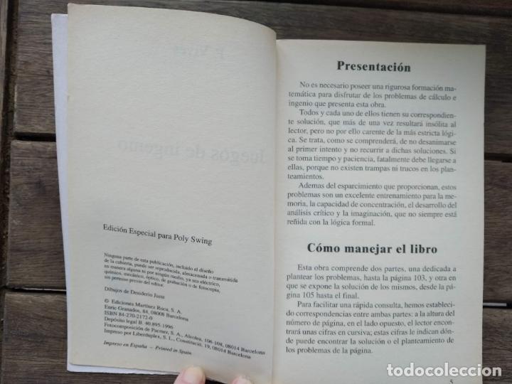 Libros: Juegos de ingenio P. Vives - Foto 3