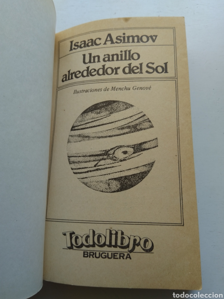 Libros: UN ANILLO ALREDEDOR DEL SOL/ISAAC ASIMOV - Foto 2