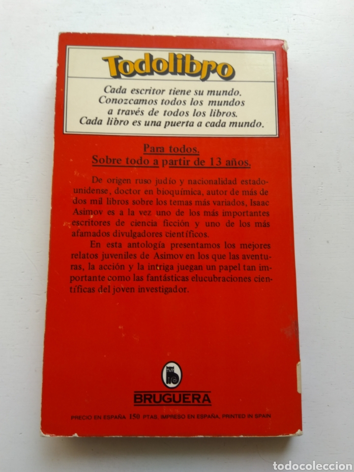 Libros: UN ANILLO ALREDEDOR DEL SOL/ISAAC ASIMOV - Foto 3