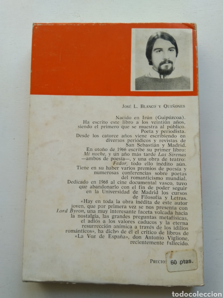 Libros: LORD BYRON/JOS&Eacute; LUIS BLANCO - Foto 3