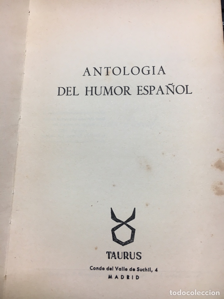 Libros: Antologia del Humor espa&ntilde;ol - Foto 2