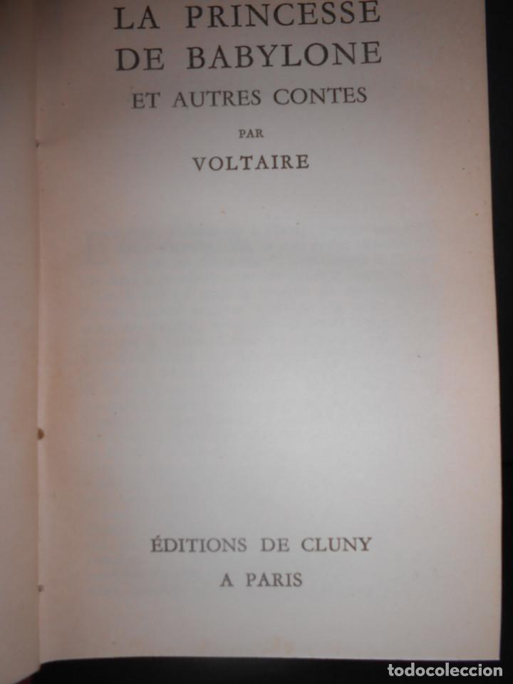 Libros: VOLTAIRE.- - La princesse de Babylone et autres contes. - Foto 1