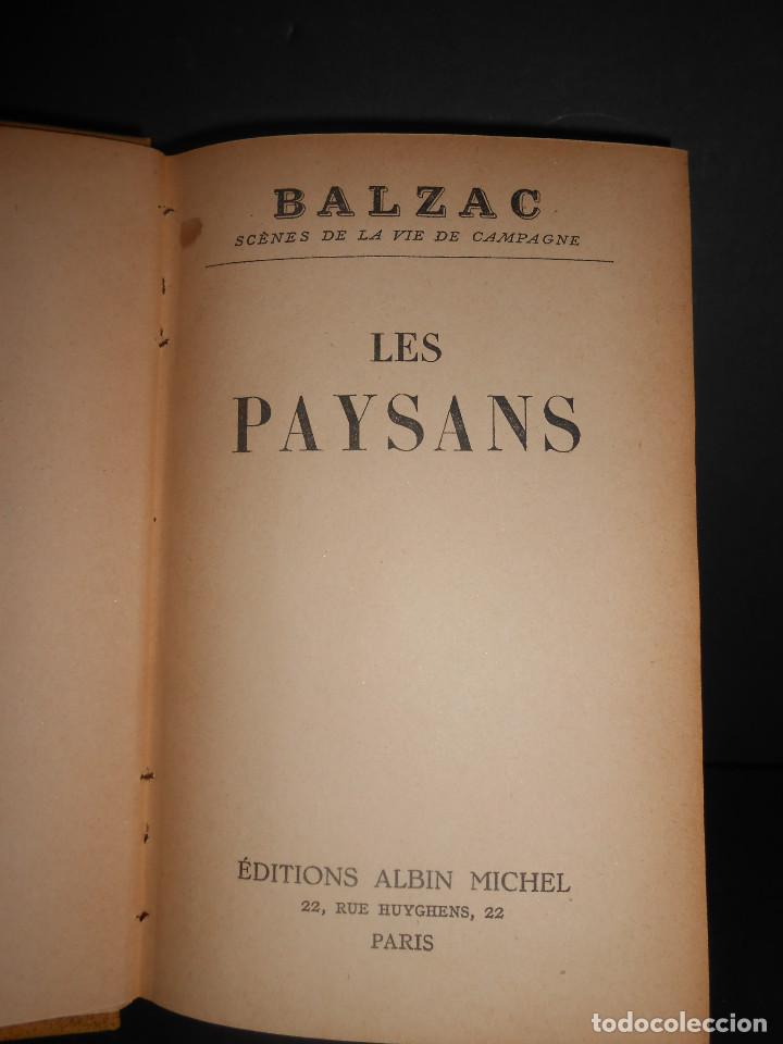 Libros: BALZAC.- - Les paysans. - Foto 1