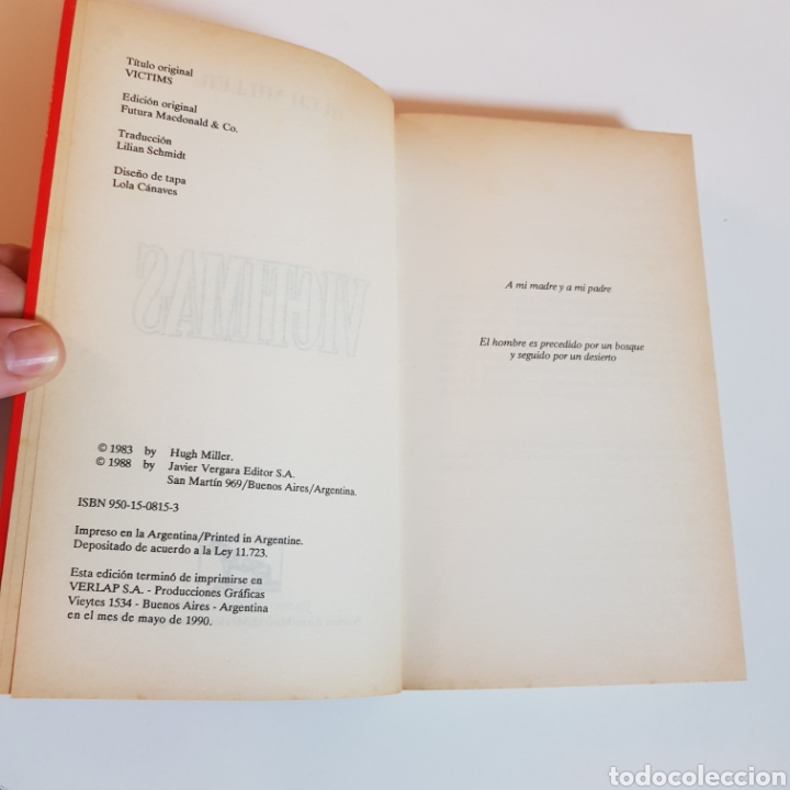 Libros: VICTIMAS - HUG MILLER - Foto 3