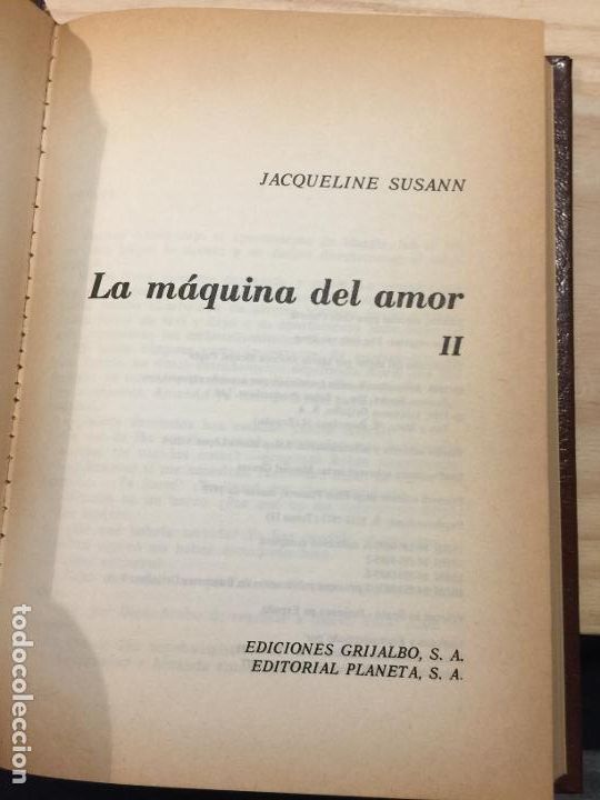 Libros: La maquina del amor II - Jacqueline Susann - Foto 4