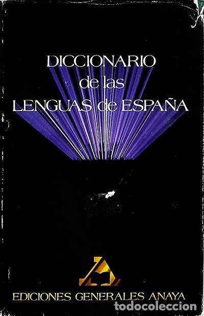 Libros: Diccionario de las lenguas de Espa&ntilde;a - Varios Autores