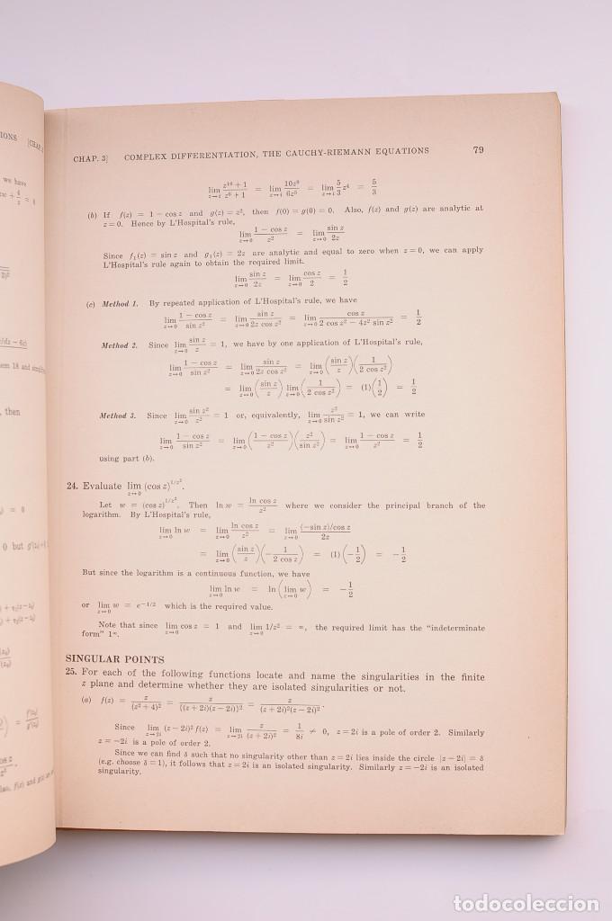 Libros: Theory and problems of complex variables - SPIEGEL, Murray R. - Foto 5