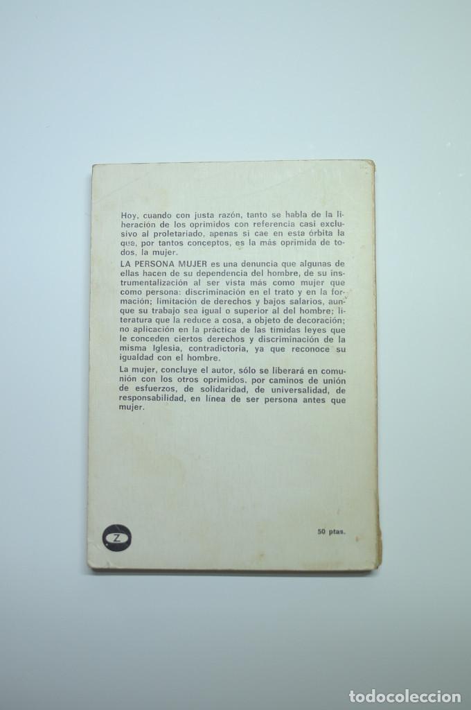 Libros: La persona mujer - HERN&Aacute;NDEZ &Aacute;LVAREZ, M. - Foto 4