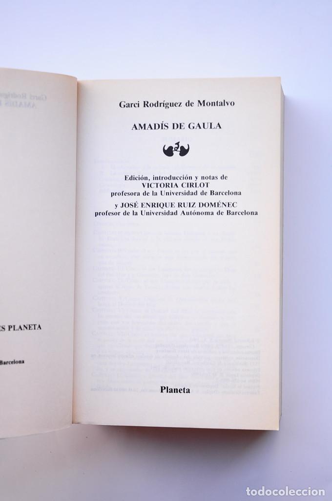 Libros: Amad&iacute;s de Gaula - RODR&Iacute;GUEZ DE MONTALVO, Garci - Foto 2