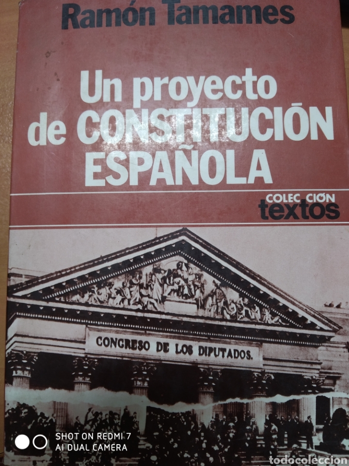 Libros: UN PROYECTO DE CONSTITUCI&Oacute;N ESPA&Ntilde;OLA - TAMAMES, RAMON - Foto 1