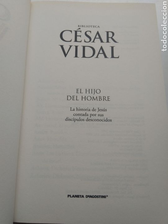 Libros: EL HIJO DEL HOMBRE/CESAR VIDAL - Foto 2