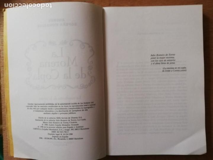 Libros: La morena de la copla. Andr&eacute;s Sope&ntilde;a - Foto 2