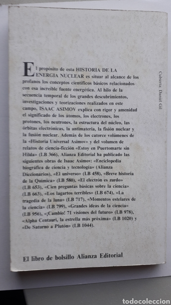 Libros: HISTORIA DE LA ENERG&Iacute;A NUCLEAR - ISAAC ASIMOV **t41a - Foto 3