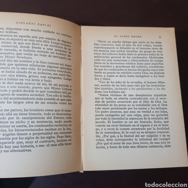 Libros: EL LIBRO NEGRO 1952 GIOVANNI PAPINI - Foto 3