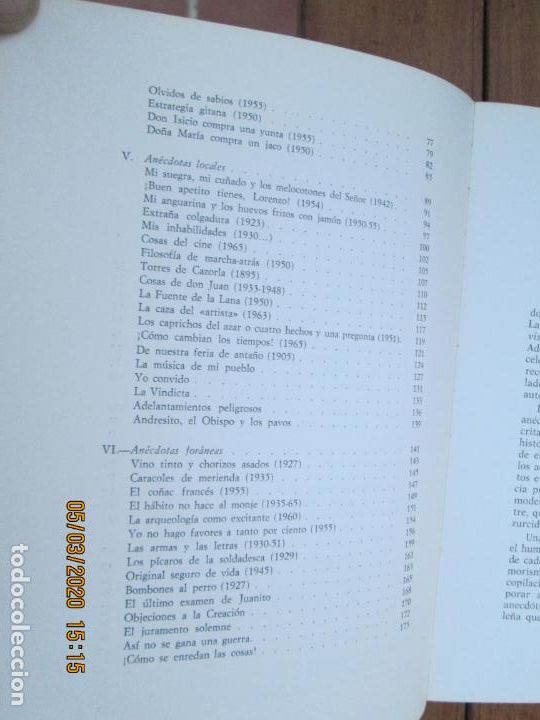 Libros: ANECDOTAS CAZORLE&Ntilde;AS - LORENZO POLAINO ORTEGA , - 1983 - Foto 3