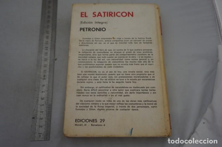 Libros: 5B - EL SATIRICON - PETRONIO (EDICION INTEGRA) / EDICIONES 29 - 1970 - Foto 4